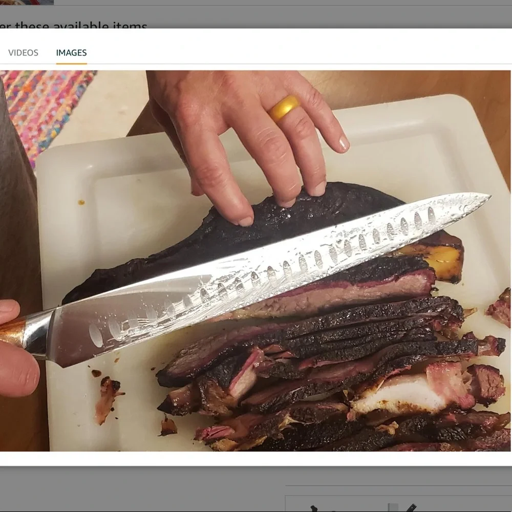 2/$150 Hayport Goods Full Tang High Carbon Stainless Steel Carving Knife +Sheath